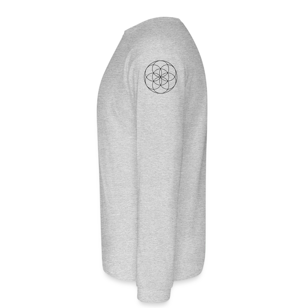 WRDS & SYMBLS Long Sleeve T - heather gray