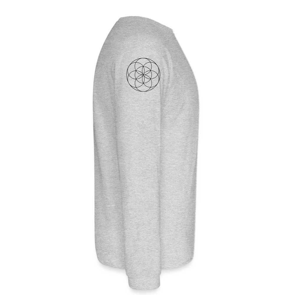 WRDS & SYMBLS Long Sleeve T - heather gray