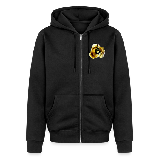 Organic Zip Hoodie :::::  :: - black