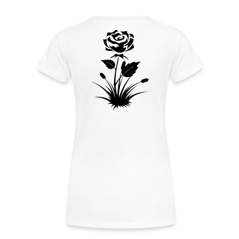 ROSE - Womens Organic T - white