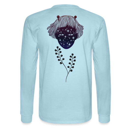 Universe within Long Sleeve T - powder blue