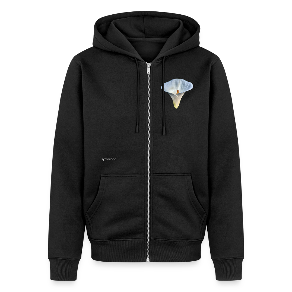 Organic Zip Hoodie ::::: ::::: ::::: : - black