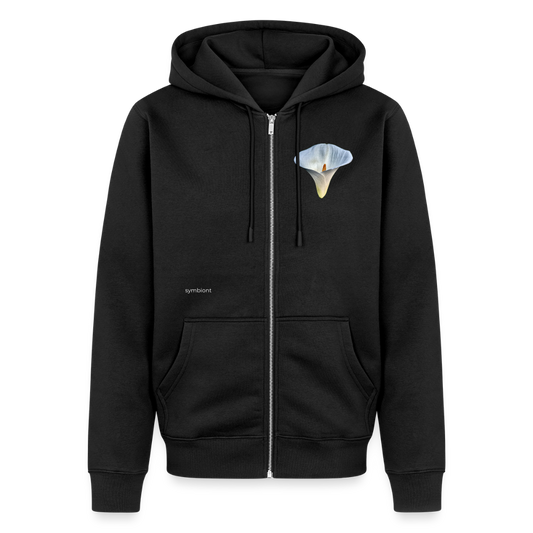 Organic Zip Hoodie ::::: ::::: ::::: : - black