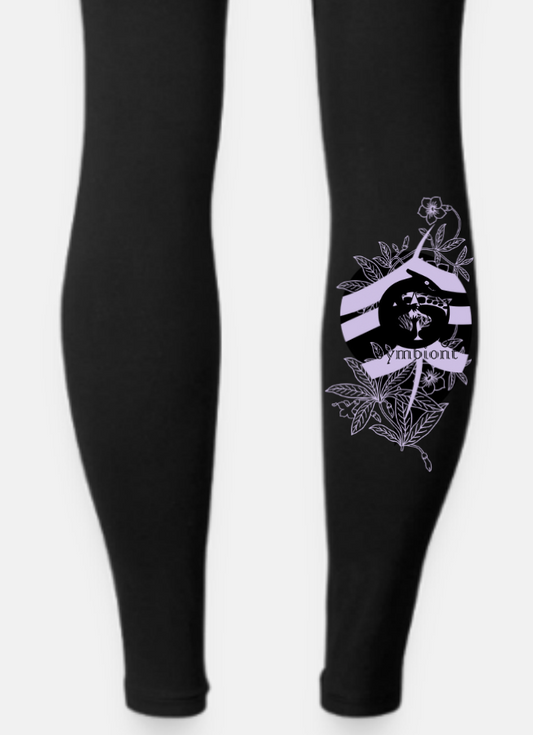Lavender Leaf - Under Armor Motion Ankle Legging